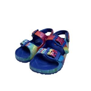 *LAST CHANCE SALE ITEM* 4/$20 Rainbow Tie Dye Buckle Sandals - Harper Canyon - 6